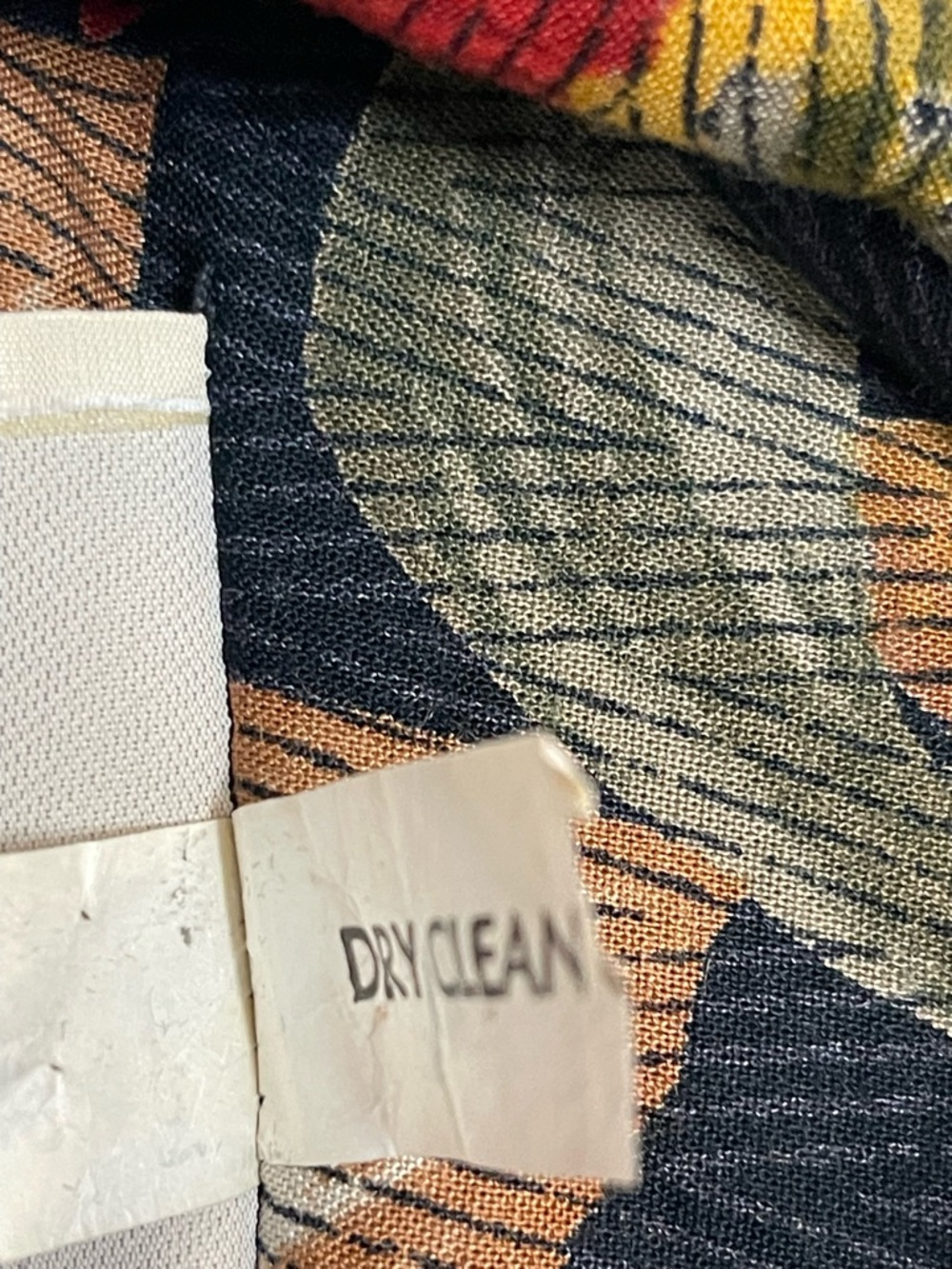 Tropical Midi Shirt Dress Boho Fall Button Front 3/4 Sleeve - Picture 5 of 8